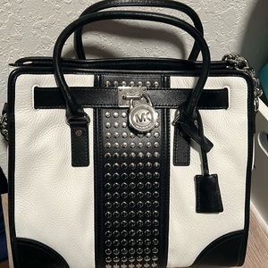 Michael Kors Hamilton Central Stripe purse…. Never used